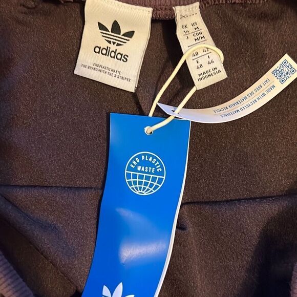 Adidas shadow maroon Suede Skirt size M - Picture 8 of 10